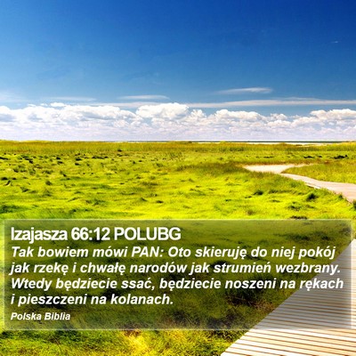 Izajasza 66:12 POLUBG Bible Verse Image