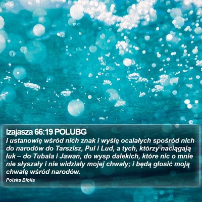 Izajasza 66:19 POLUBG Bible Verse Image