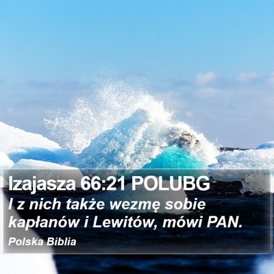 Izajasza 66:21 POLUBG Bible Verse Image