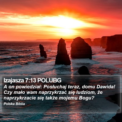 Izajasza 7:13 POLUBG Bible Verse Image