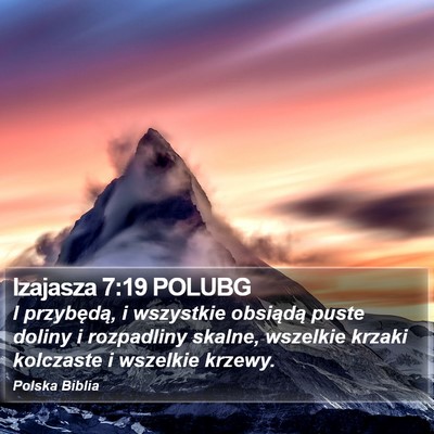 Izajasza 7:19 POLUBG Bible Verse Image