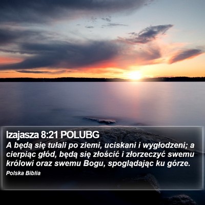 Izajasza 8:21 POLUBG Bible Verse Image