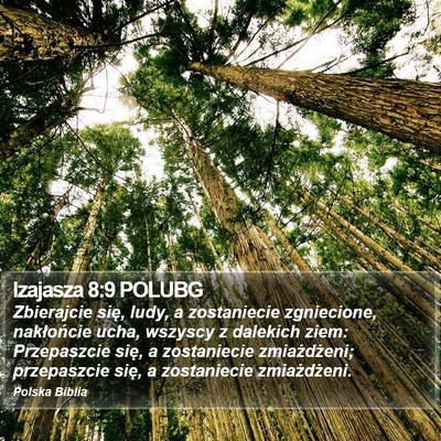 Izajasza 8:9 POLUBG Bible Verse Image