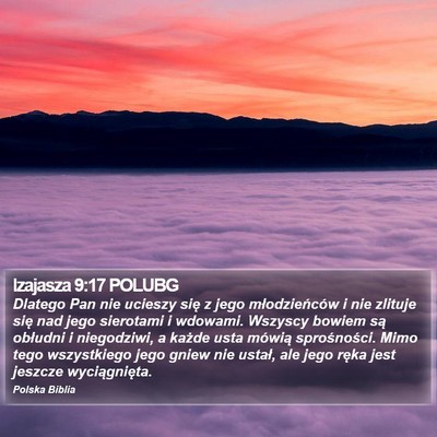 Izajasza 9:17 POLUBG Bible Verse Image