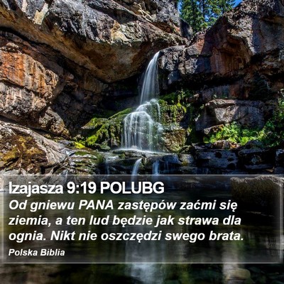Izajasza 9:19 POLUBG Bible Verse Image