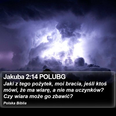 Jakuba 2:14 POLUBG Bible Verse Image