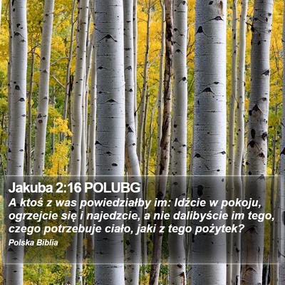 Jakuba 2:16 POLUBG Bible Verse Image