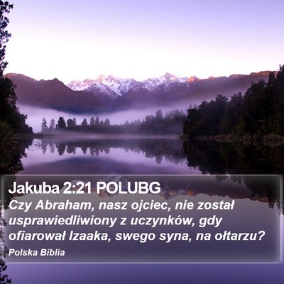 Jakuba 2:21 POLUBG Bible Verse Image