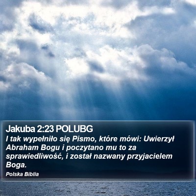 Jakuba 2:23 POLUBG Bible Verse Image