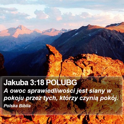 Jakuba 3:18 POLUBG Bible Verse Image