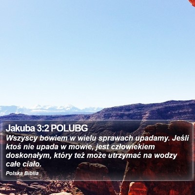 Jakuba 3:2 POLUBG Bible Verse Image