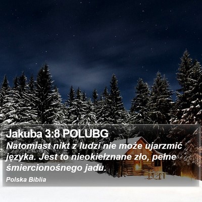 Jakuba 3:8 POLUBG Bible Verse Image