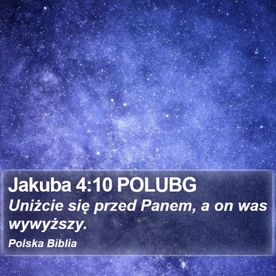 Jakuba 4:10 POLUBG Bible Verse Image