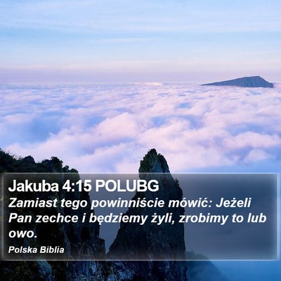 Jakuba 4:15 POLUBG Bible Verse Image