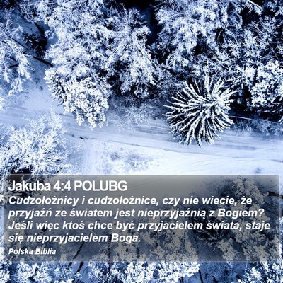 Jakuba 4:4 POLUBG Bible Verse Image