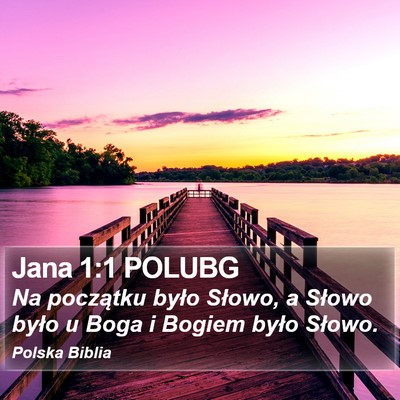 Jana 1:1 POLUBG Bible Verse Image
