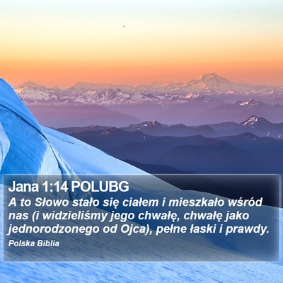 Jana 1:14 POLUBG Bible Verse Image