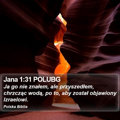 Jana 1:31 POLUBG Bible Verse Image