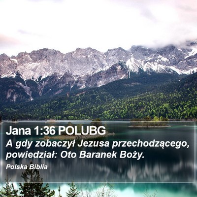 Jana 1:36 POLUBG Bible Verse Image