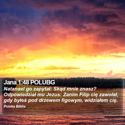 Jana 1:48 POLUBG Bible Verse Image