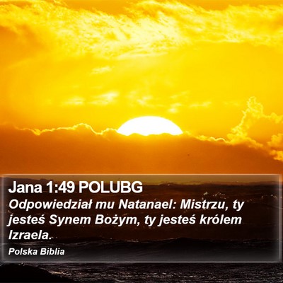 Jana 1:49 POLUBG Bible Verse Image
