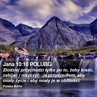 Jana 10:10 POLUBG Bible Verse Image