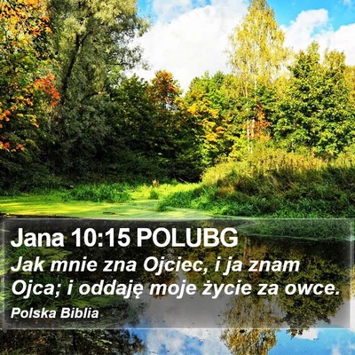Jana 10:15 POLUBG Bible Verse Image