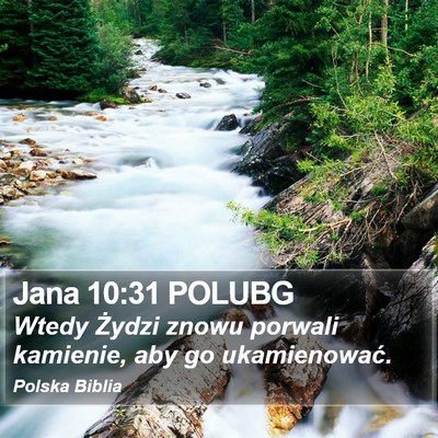 Jana 10:31 POLUBG Bible Verse Image