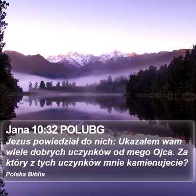 Jana 10:32 POLUBG Bible Verse Image