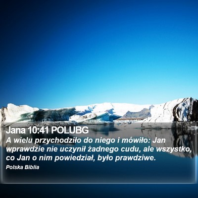 Jana 10:41 POLUBG Bible Verse Image