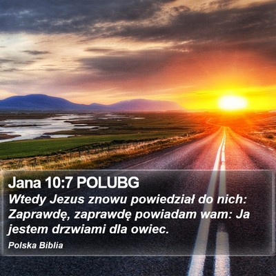 Jana 10:7 POLUBG Bible Verse Image