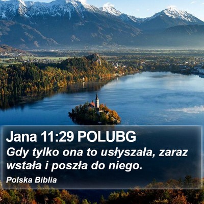 Jana 11:29 POLUBG Bible Verse Image