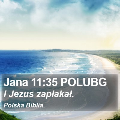 Jana 11:35 POLUBG Bible Verse Image