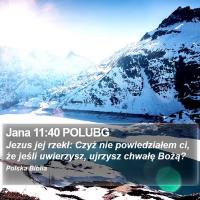 Jana 11:40 POLUBG Bible Verse Image