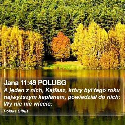 Jana 11:49 POLUBG Bible Verse Image