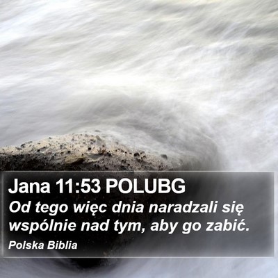 Jana 11:53 POLUBG Bible Verse Image