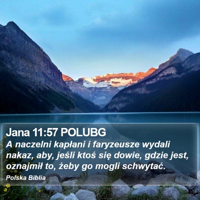 Jana 11:57 POLUBG Bible Verse Image