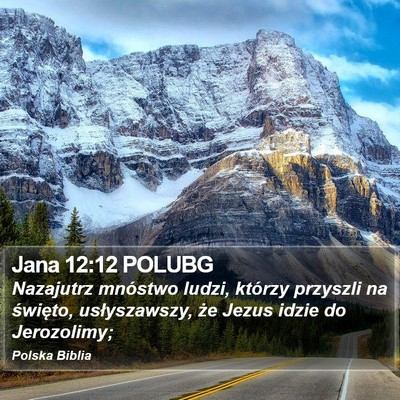 Jana 12:12 POLUBG Bible Verse Image