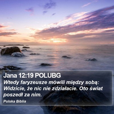 Jana 12:19 POLUBG Bible Verse Image