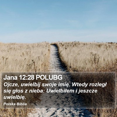 Jana 12:28 POLUBG Bible Verse Image
