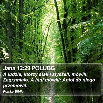 Jana 12:29 POLUBG Bible Verse Image