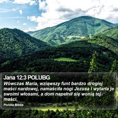 Jana 12:3 POLUBG Bible Verse Image