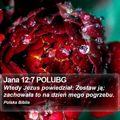 Jana 12:7 POLUBG Bible Verse Image