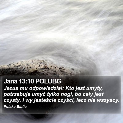 Jana 13:10 POLUBG Bible Verse Image