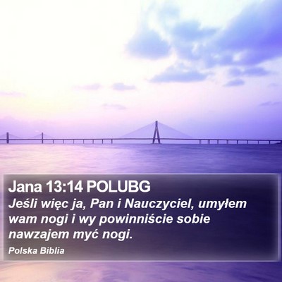 Jana 13:14 POLUBG Bible Verse Image