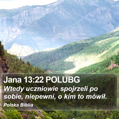 Jana 13:22 POLUBG Bible Verse Image