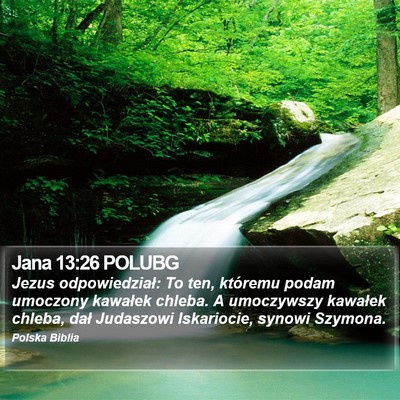 Jana 13:26 POLUBG Bible Verse Image