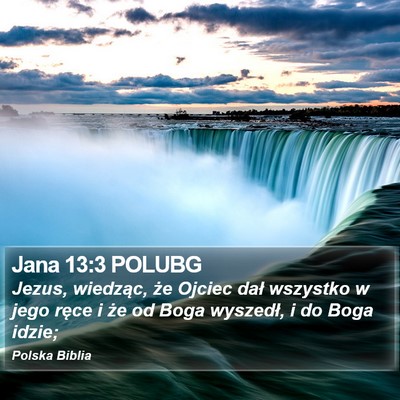 Jana 13:3 POLUBG Bible Verse Image