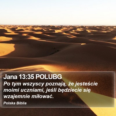 Jana 13:35 POLUBG Bible Verse Image