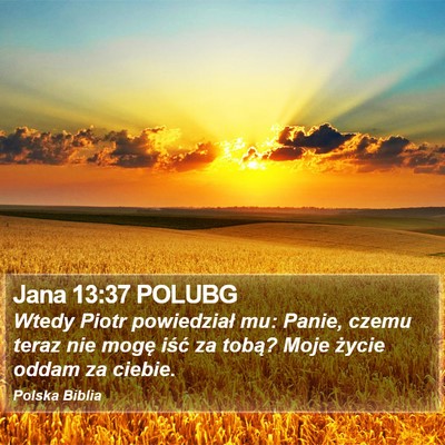 Jana 13:37 POLUBG Bible Verse Image